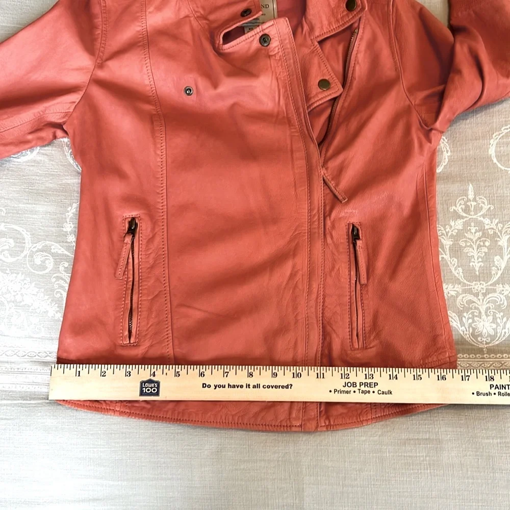 LUCKY BRAND Leather Moto Jacket - Picture 14 of 16